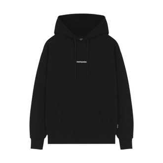 PROPAGANDA Hoodie Ribs-01 - Heren - Hoodies - Zwart - L - Katoen - Hoodies & sweatvesten