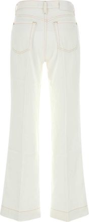 7 For All Mankind Womens Modern Dojo Trouser White Lyocell