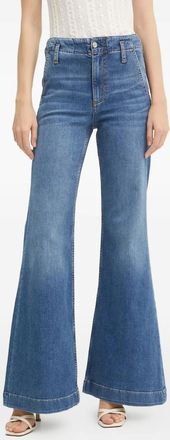 BOSS high-waisted flared jeans - women - Modal/Cotton/Silk/Elastane/Cotton/Polyester - 30/34 - Blue