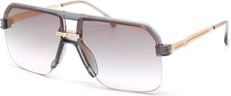 Carrera Sunglasses Square Semi Rim, Grey Frame And Grey Gradient Gold Mirror Lens Carrera1066/s0Kb7Fq