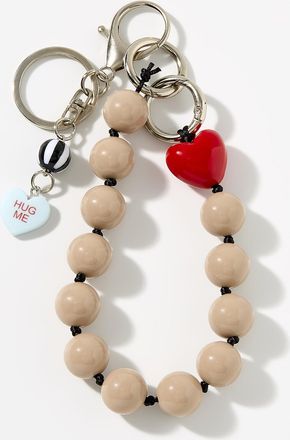 Simons Womens Large-bead keychain charm
