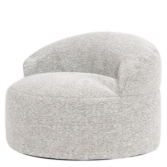 Icon Brand Puf sill&oacute;n auxiliar decorativo de tejido, natural