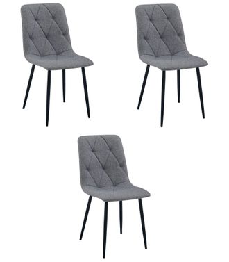 OEM Silla Libra - Tela Gris Oscuro / Patas Negras X 3