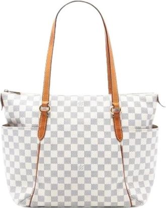 Louis Vuitton Pre-owned Tote Bags, female, White, Size: ONE SIZE Pre-owned Vintage Tote Bag