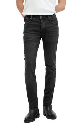 AllSaints Sid Skinny Jeans in Washed Black at Nordstrom, Size 32 X 32