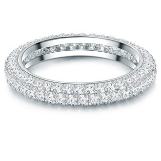 Tresor 1934 Womens Trilani Female Sterling Silver Ring - Size I