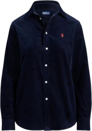 Polo Ralph Lauren Donna, Camicette, Blu, L, new