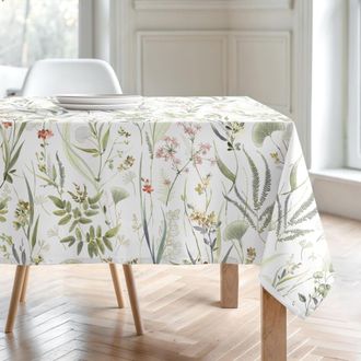 Mint Mantel antimanchas 100% algod&oacute;n 155x155