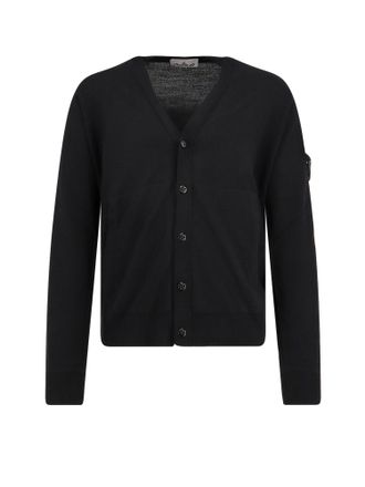 Stone Island Virgin Wool Cardigan