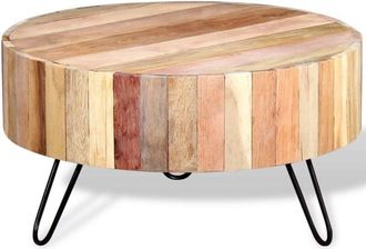 vidaXL Coffee Table Solid Reclaimed Wood Vidaxl