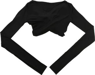 Rick Owens open-back cropped top - Nero