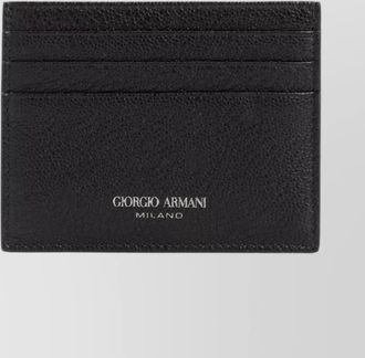 Giorgio Armani leather credit card holder
