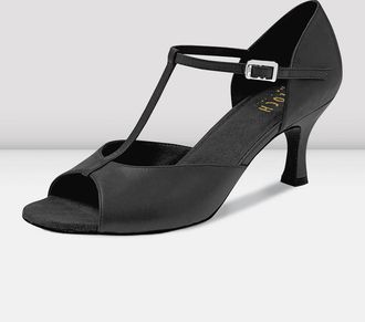Bloch BLOCH Ladies Illeana Latin Shoes, Black Leather