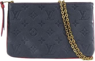 Louis Vuitton Pre-owned Clutches, female, Blue, Size: ONE SIZE Pre-owned Canvas Clutch