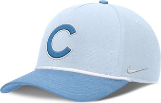 Nike Chicago Cubs Rise Nike Mens Dri-FIT MLB Adjustable Hat in Blue | NB460GSREJ-866