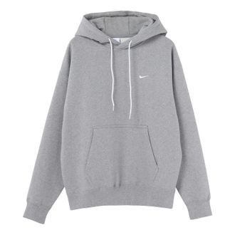 Nike Mens Nike Logo Embroidered Solid Color Fleece Lined Casual Gray DA0316-063