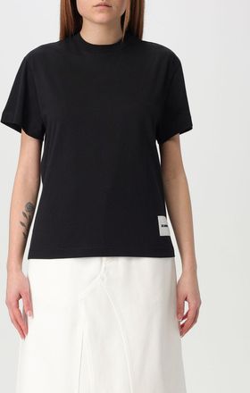 Jil Sander Set 3 T-shirt basic con logo in cotone