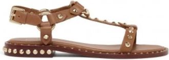 Ash Patsy Flat Sandal - Dames - Sandalen - Bruin - 36 EU - Leer - Schoenen