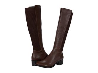Kenneth Cole Levon Boots Womens Zip Boots Chocolate Leather : 5.5 M