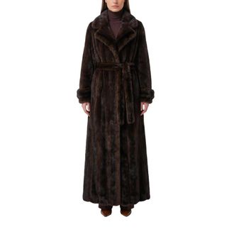 Frankie Shop Daph Jas - Dames - Mantels - Bruin - Maat: 2XS Poliester