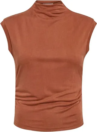 Co'Couture Mujer, Camisetas, Marr&oacute;n, Talla: XS
