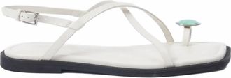 Rag & Bone Womens Remi Flat Sandal In Antique White