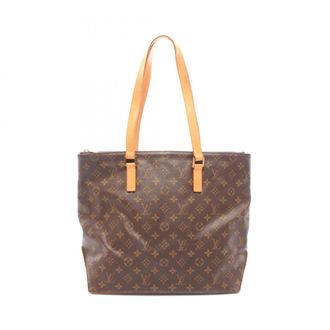 Louis Vuitton Brown Monogram Coated Canvas Handbag Tote Bag (Pre-Owned)
