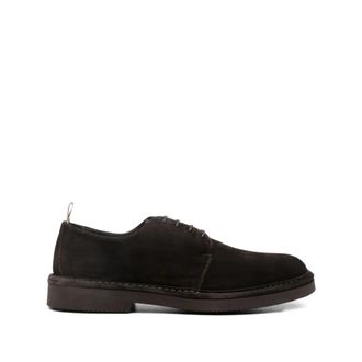 Rolando Sturlini Veterschoenen van su&egrave;de - Heren - Veterschoenen - Bruin - 42 1/2 EU - Su&egrave;de - Schoenen
