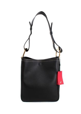 Carolina Herrera Black Charro Insignia Shoulder Bag
