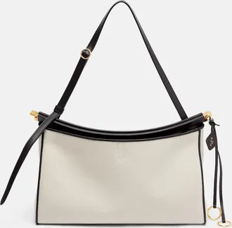 Alaia Ala&iuml;a Shopper Le Click Pocket Large in canvas