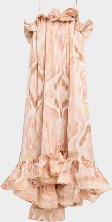 Zimmermann Illuminate Flounce Gown
