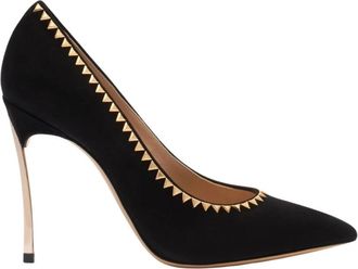 Casadei Goddelijke Blade Pomp - Dames - Pumps - Zwart - 38 EU - Schoenen