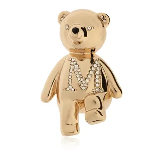 Max Mara Broche Oso de Peluche - Accessories - Mujer - Amarillo - ONE SIZE