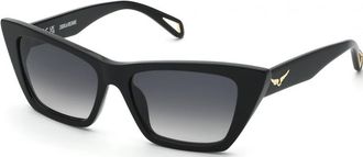 Zadig&Voltaire Womens SZV419 55 550700 Sunglasses - Black - One Size