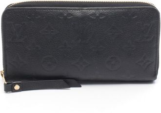Louis Vuitton Black Monogram Empreinte Long Wallet (Bi-Fold) (Pre-Owned)