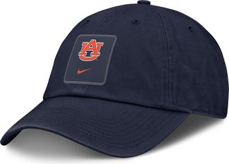 Nike Auburn Sideline Gameday Club Nike Mens College Adjustable Hat in Blue | NC0141SAUN-9TV