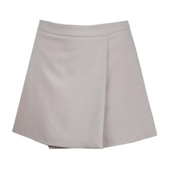 ottod'Ame Minifalda cruzada - Skirts - Mujer - Beige - XS