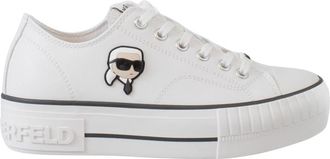 Karl Lagerfeld Kampus MAX NFT - Dames - Sneakers - Wit - 41 EU - Katoen - Schoenen