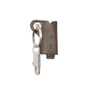 Rick Owens Rings, unisex, Brown, ONE SIZE, Porta Accendino In Pelle