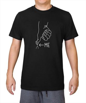 Generic Under The Thumb - Mens 100% Organic Cotton T-Shirt - Deep Black - Large