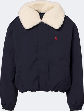 Polo Ralph Lauren Teddy-trimmed technical down jacket