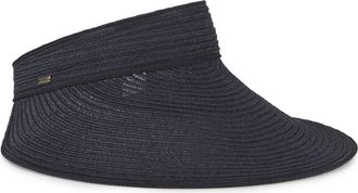 Eugenia Kim Trixie Wide Brim Packable Visor in Black at Nordstrom