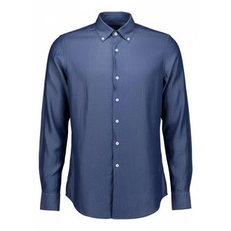 R2 Amsterdam Camicia Indigo Maniche Lunghe - - Shirts - Uomo - Blu - M