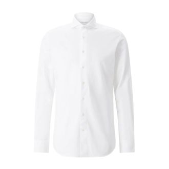 Profuomo Casual Shirt - Heren - Casual Overhemden - Wit - 2XL - Katoen - Overhemden