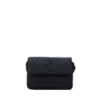 Saint Laurent Black Econyl Niki Messenger Bag