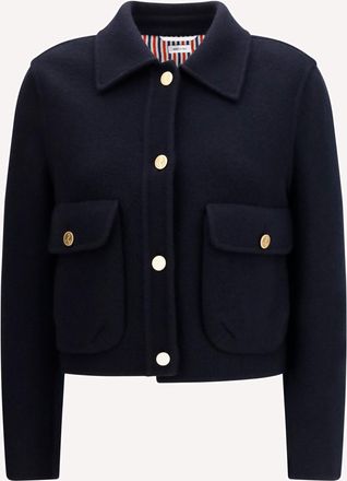Thom Browne Cropped virgin wool Jacket Female 42