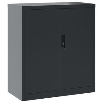 vidaXL Vidaxl - Armario Archivador De Acero Gris Antracita 79x40x90 Cm