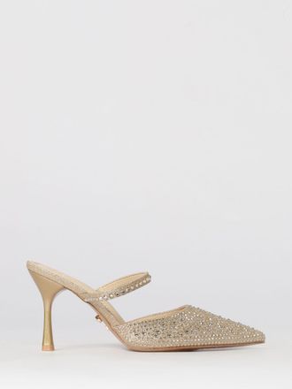 Twentyfourhaitch Mango Glitter and Rhinestone Mules
