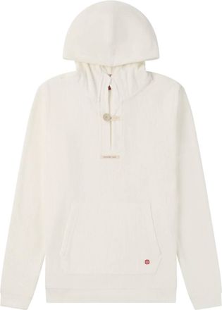 Amundsen & Scott Womens Comfy Cord Hood Long Sleeve Hoodie In White