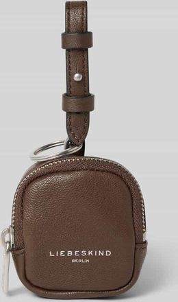 Liebeskind Schl&uuml;sselanh&auml;nger mit Rundum-Rei&szlig;verschluss in Dunkelbraun, Gr&ouml;&szlig;e 1